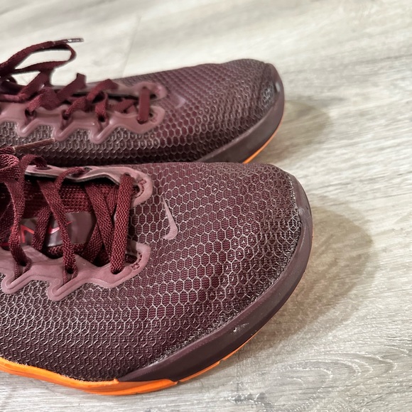 Nike Mens Metcon 5 Night Maroon Red Orange Training Crossfit - Picture 5 of 5